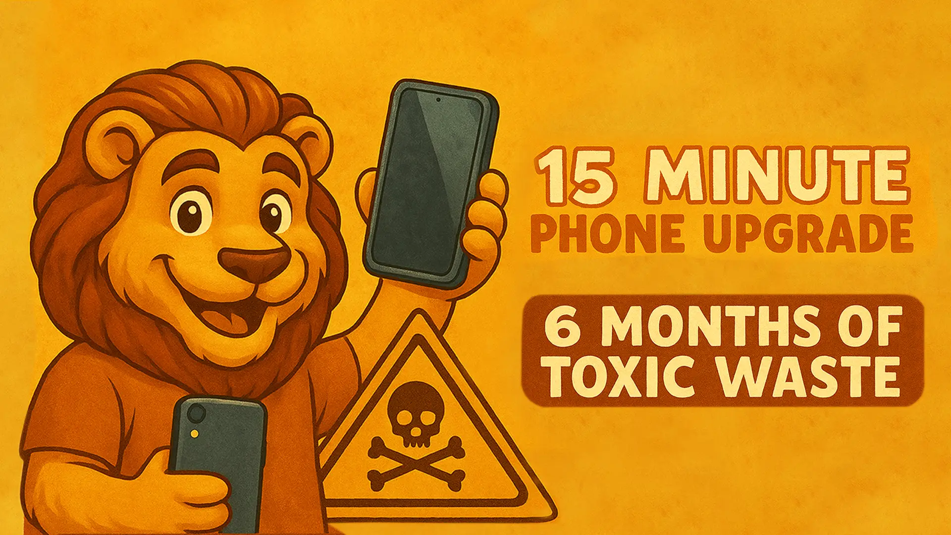 A pile of discarded electronic devices including smartphones, tablets, and accessories