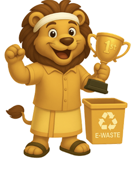 Lion with Trophy
