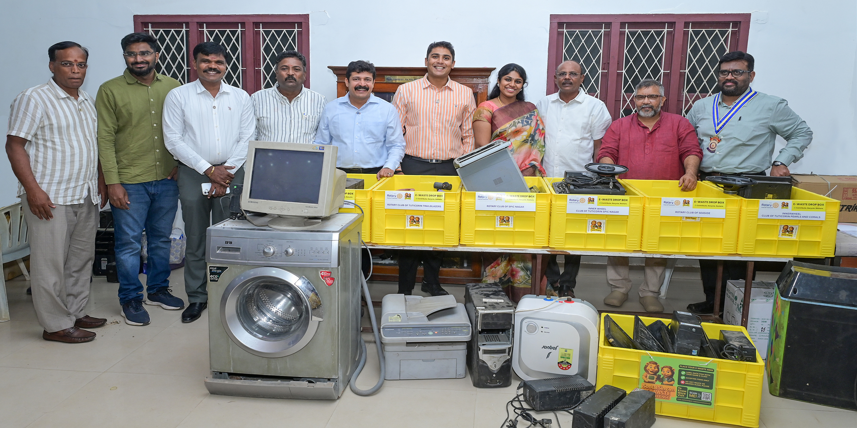 Rotary for Earth - Sustainability E-Waste Drive: Thoothukudi Leads by Example
