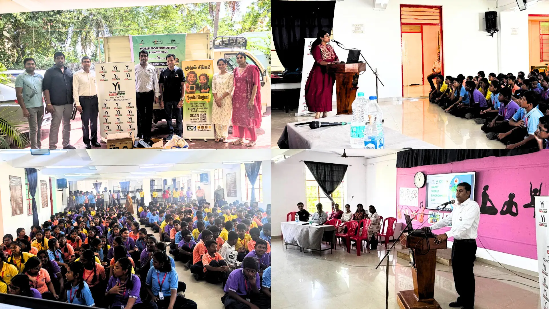 E-Waste collection drive conducted by Yi Thoothukudi × Soolal Singam